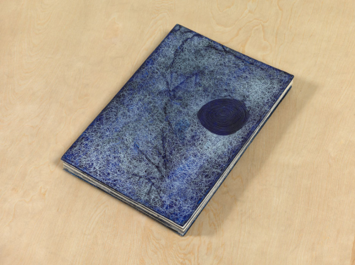 Passage, 2008-2014. Pencil, acrylic, paper, cardboard. 8x9.5 in - 28x20 cm. Book open: 200 in - 506 cm