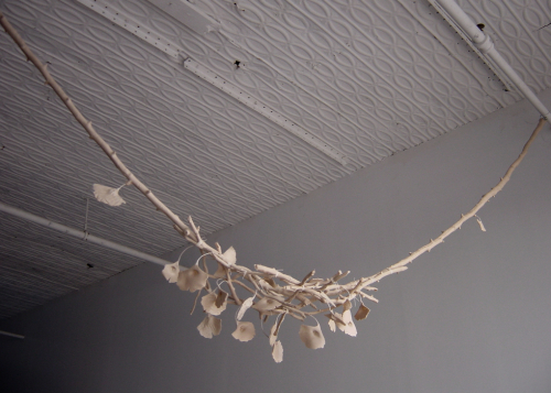 Nest, 2001. Silicon, steel wire. 98.5 in - 250 cm long