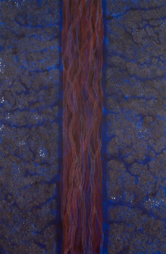 Wholeness, 2014. Colored pencil, acrylic, canvas. 74x48 in - 188x122 cm