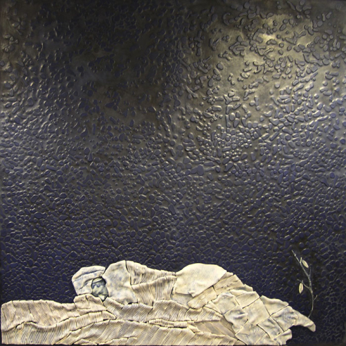 Cellule del Pensiero, 2006. Ceramic, porcelain, pigmented plaster. 94.5x94.5 in - 240x240 cm. Permanent installation, Augusto Subway Station, Naples (Italy)