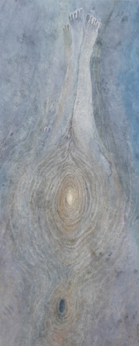 Coffin, 2021. Oil on canvas. 72x29 in - 183x73 cm